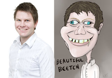 draw a disturbing caricature of you or anyone big3