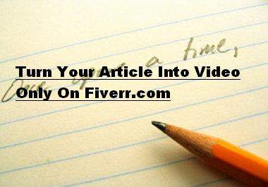 show You How To Quickly And Easily To Turn Articles Into Videos big3