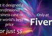 compose a professionally business card small3