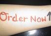 paint message, logo or company name for advertisement and cartoon for kids on my wrist, hand, palm or forearm small3