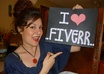 take Some Pictures Woman Ads Holding a Handwritten Sign With Anything Written on It small3