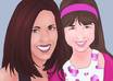 draw a portrait of you with simple line and color small3