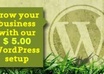 set up your WordPress website and add the pages small1