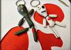 create a Voodoo doll, Mummy or Alien keychain just in time for halloween small1