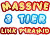 build MASSIVE 3 Tier Link Pyramid with over 300 Web 2 posts plus 4000 high pr Wikis and 5000+ high pr blog comments