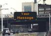 create a picture for you of a Highway LED Sign with a message of your choice placed on the sign