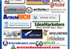 create an account at 100 article sites