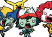 create an amazing zombie cartoon illustration