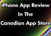 review Your Free or 99 Cent Paid iPhone App on the Canadian App Store