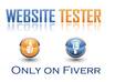 act as a user and fully test your website to