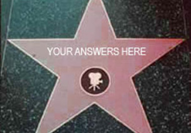 answer any question about being a professional actor or actress in hollywood big1