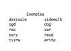 create a list of jumbled letters from your list of words