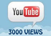 promote your youtube video by add 3000 views without 24 hours