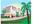 recreate any structure, house, building, bridge, or streetview in an illustrated manner