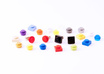 create 3 pairs of beautiful Lego earrings