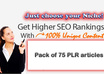 give you 75 original high quality articles for content small1