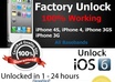 factory unlock code service iphone 3gs 4 4s 5 permanent