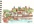 draw any city or landscape with watercolor and black liner