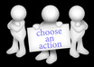 create a graphic where a little guy will perform requested action