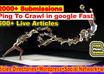 spin and Submit Article to 2000+ Directories, 500 Instant Backlinks, 500 Live URLs, Free Ping to Crawl in Search Engine small1