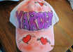 airbrush your name in graffiti style on a real cap