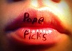 write two words on my lips