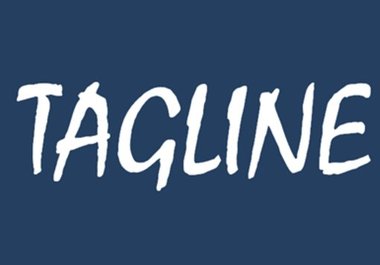 write a tagline for your business,product,service big1