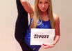 hold the ultimate fan sign while STRETCHING small1