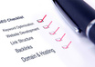 give you my seo checklist to improve your sites rankings
