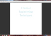 send you an ebook on 3 top of the range social engerneering