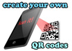 10 QR codes of any text you want such as url address or texts