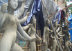 sent you the 4 Photographs of Clay Idol Making in Kolkata