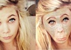 create a picture of you as a monkey