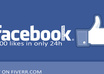 give you 100 Facebook likes on FB Page in 24h small1