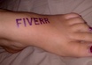 write on my feet what ever you want