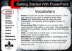 send you a Powerpoint slide show that will teach you or your students how to build a powerpoint presentation