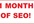 provide seo for 1 MONTH with ★★★ proper white hat seo ★★★ and quality Google backlinks