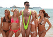 dress you in Borat swimsuit and surround with hot babes
