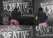 make chalk art with RETRO classic lettering