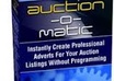 give you template software for automatically creating Auction Ads that hit potential bidders between the eyes without ANY programming