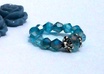 send you this adorable blue Swarovski stretch ring