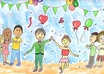 draw an awesome cartoon or anything in my way