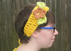 crochet a flowered headband