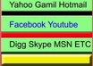 create any 20 email and any 5 social sites create
