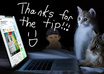 accept a tip if you are happy with my work
