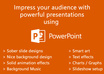 create high class powerpoint presentation of 5 slides