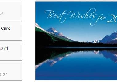 customize 1 calendar photo card plus postage big1
