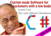 make SOFTWARE for customers with a low budget