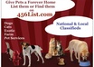 give Front Page Feature Ad 4 your Pet /Animal