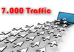 give you Over 7000 Traffic Hits Views To your Website